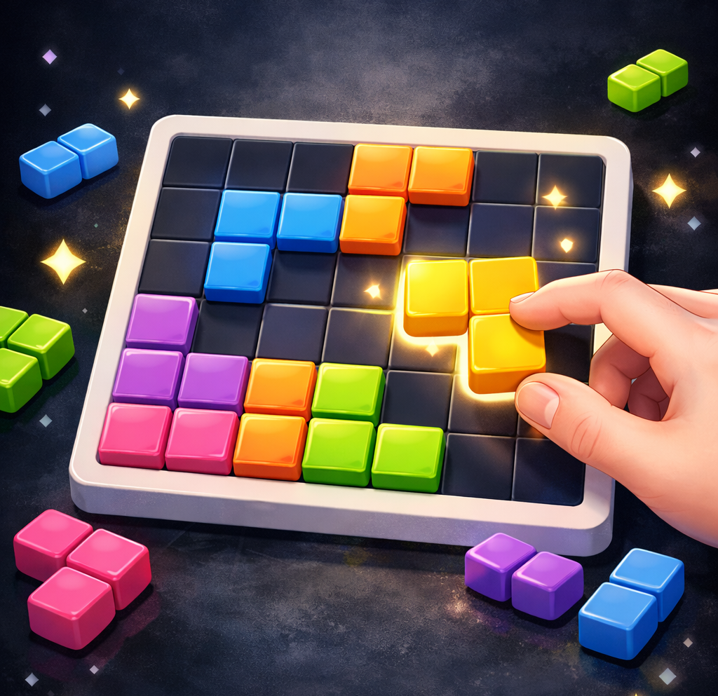 도형 퍼즐 게임 이미지